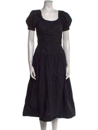 Ulla Johnson Scoop Neck Long Dress