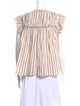 Ulla Johnson Striped Square Neckline Blouse
