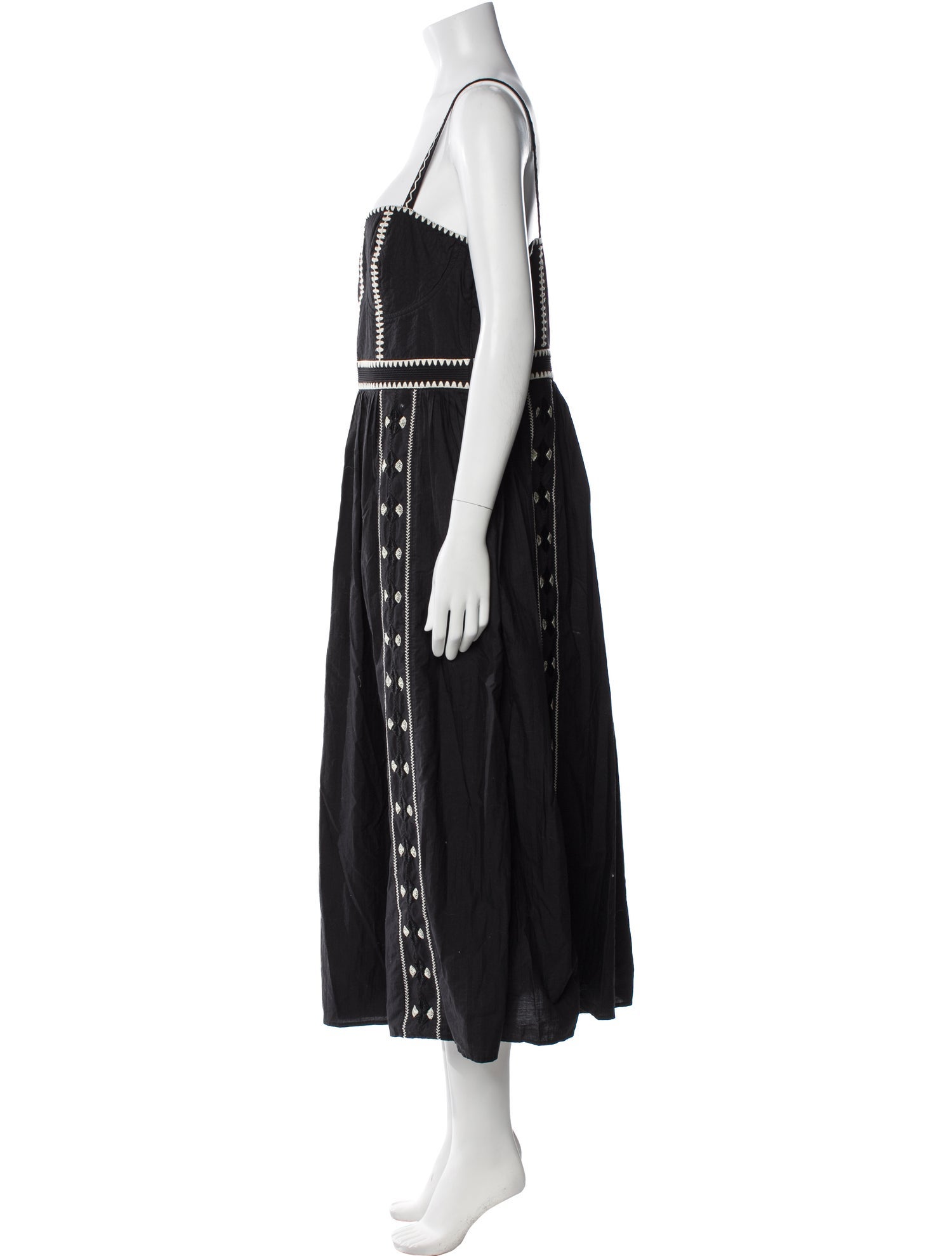 Ulla Johnson Square Neckline Long Dress