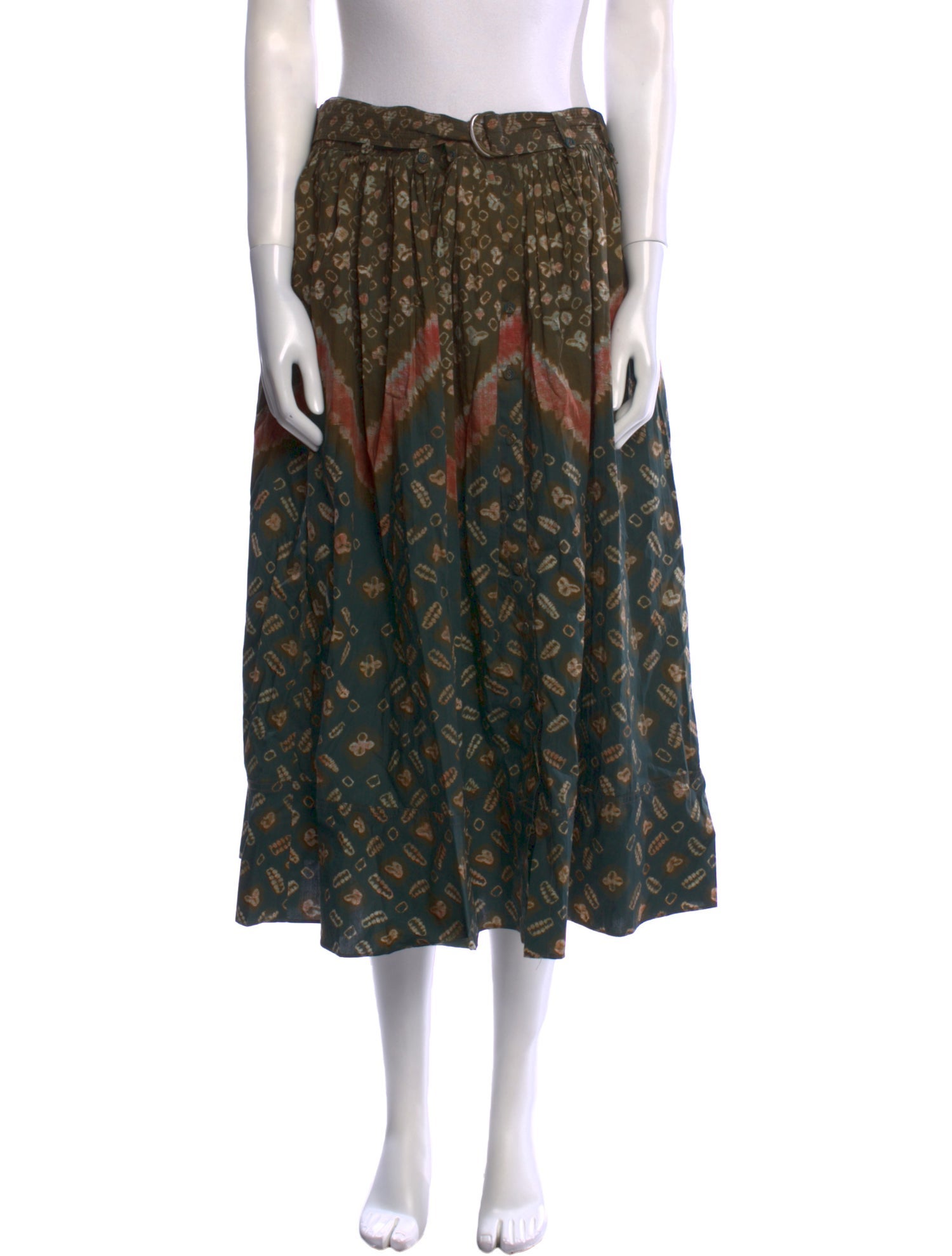 Ulla Johnson Printed Midi Length Skirt