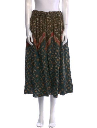 Ulla Johnson Printed Midi Length Skirt