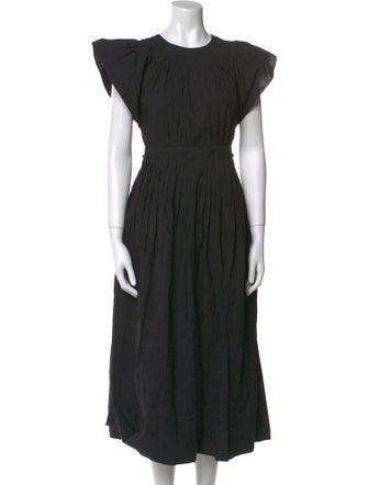 Ulla Johnson Crew Neck Long Dress