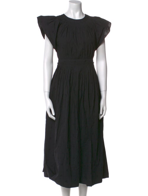 Ulla Johnson Crew Neck Long Dress