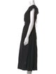 Ulla Johnson Crew Neck Long Dress