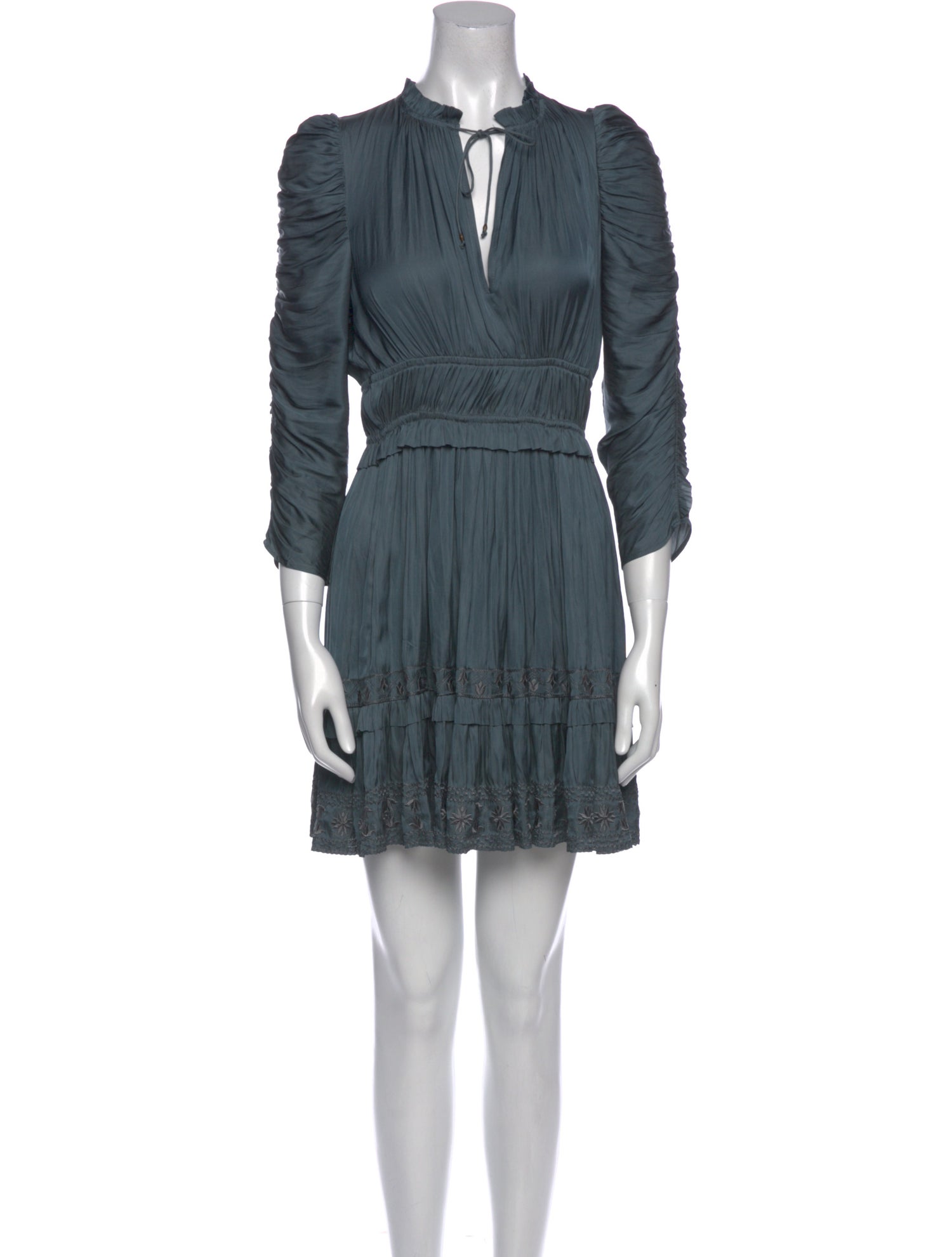 Ulla Johnson V-Neck Mini Dress