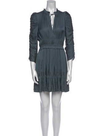 Ulla Johnson V-Neck Mini Dress