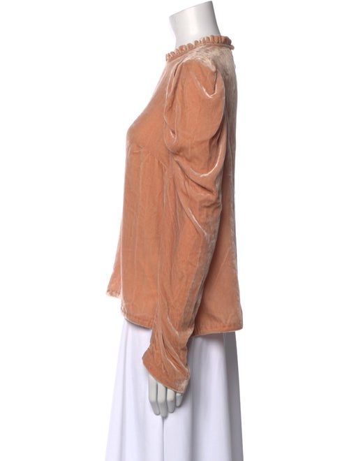 Ulla Johnson Crew Neck Long Sleeve Blouse