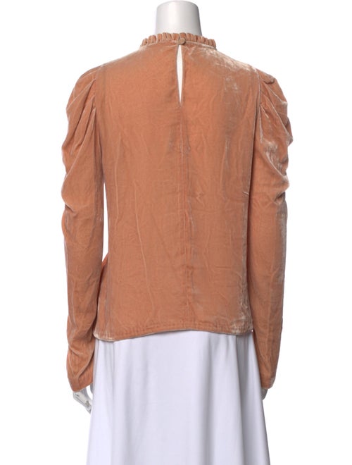 Ulla Johnson Crew Neck Long Sleeve Blouse