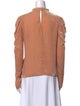 Ulla Johnson Crew Neck Long Sleeve Blouse