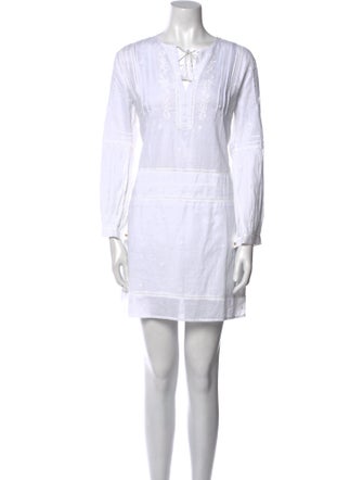 Ulla Johnson Scoop Neck Mini Dress