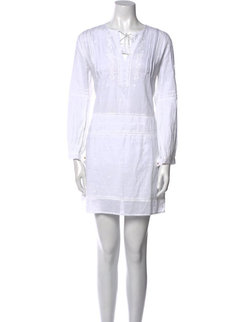 Ulla Johnson Scoop Neck Mini Dress