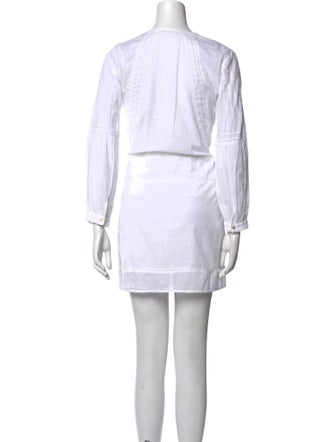 Ulla Johnson Scoop Neck Mini Dress