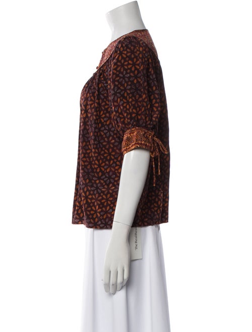 Ulla Johnson Silk Printed Blouse
