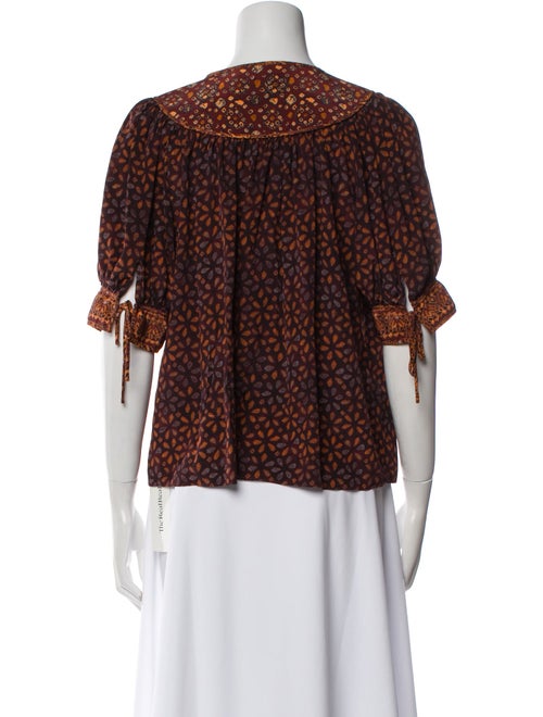 Ulla Johnson Silk Printed Blouse