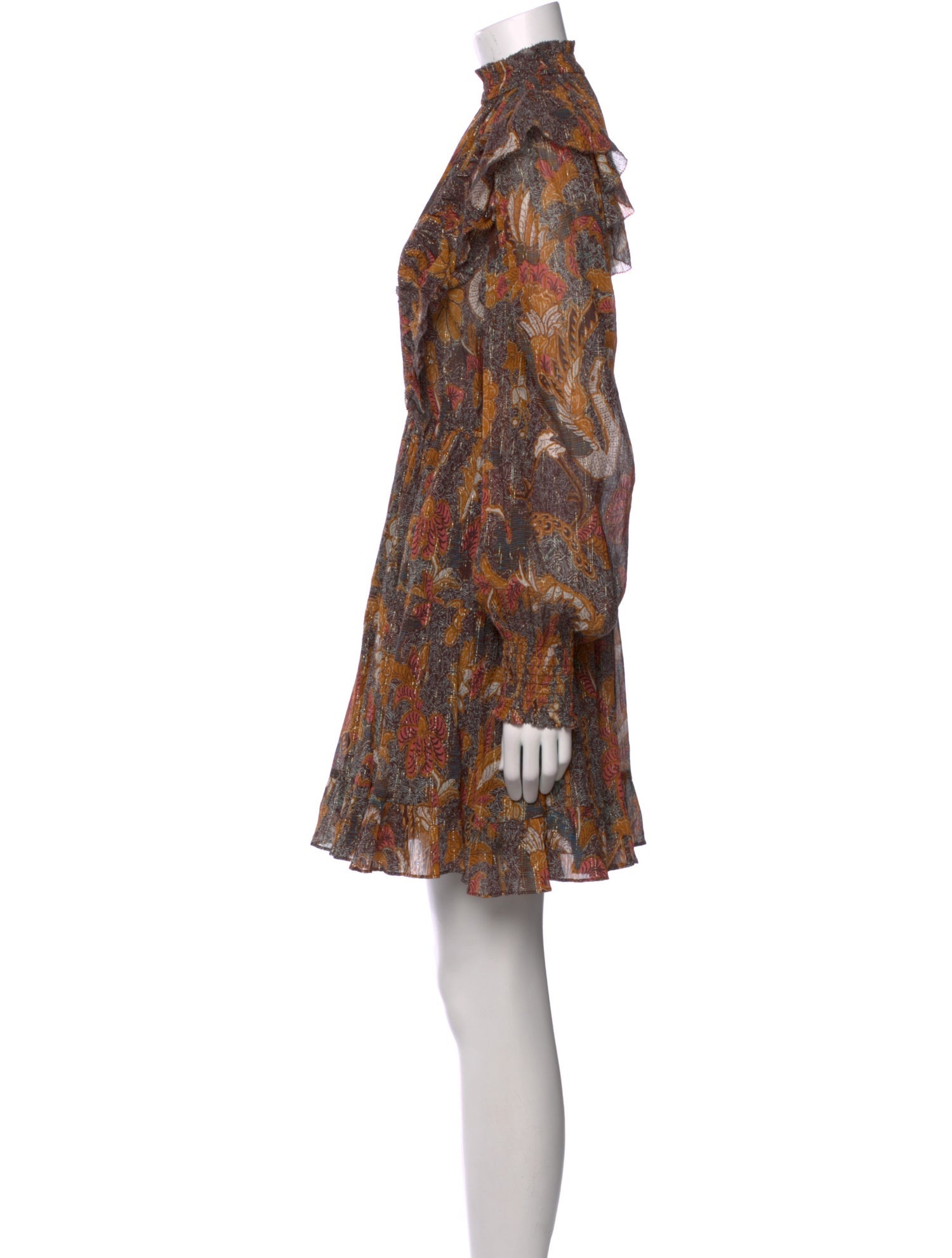 Ulla Johnson Floral Print Mini Dress