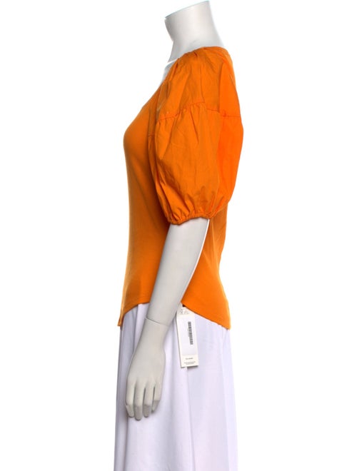 Ulla Johnson Scoop Neck Short Sleeve T-Shirt