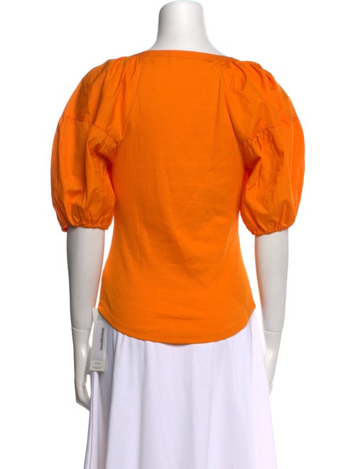 Ulla Johnson Scoop Neck Short Sleeve T-Shirt