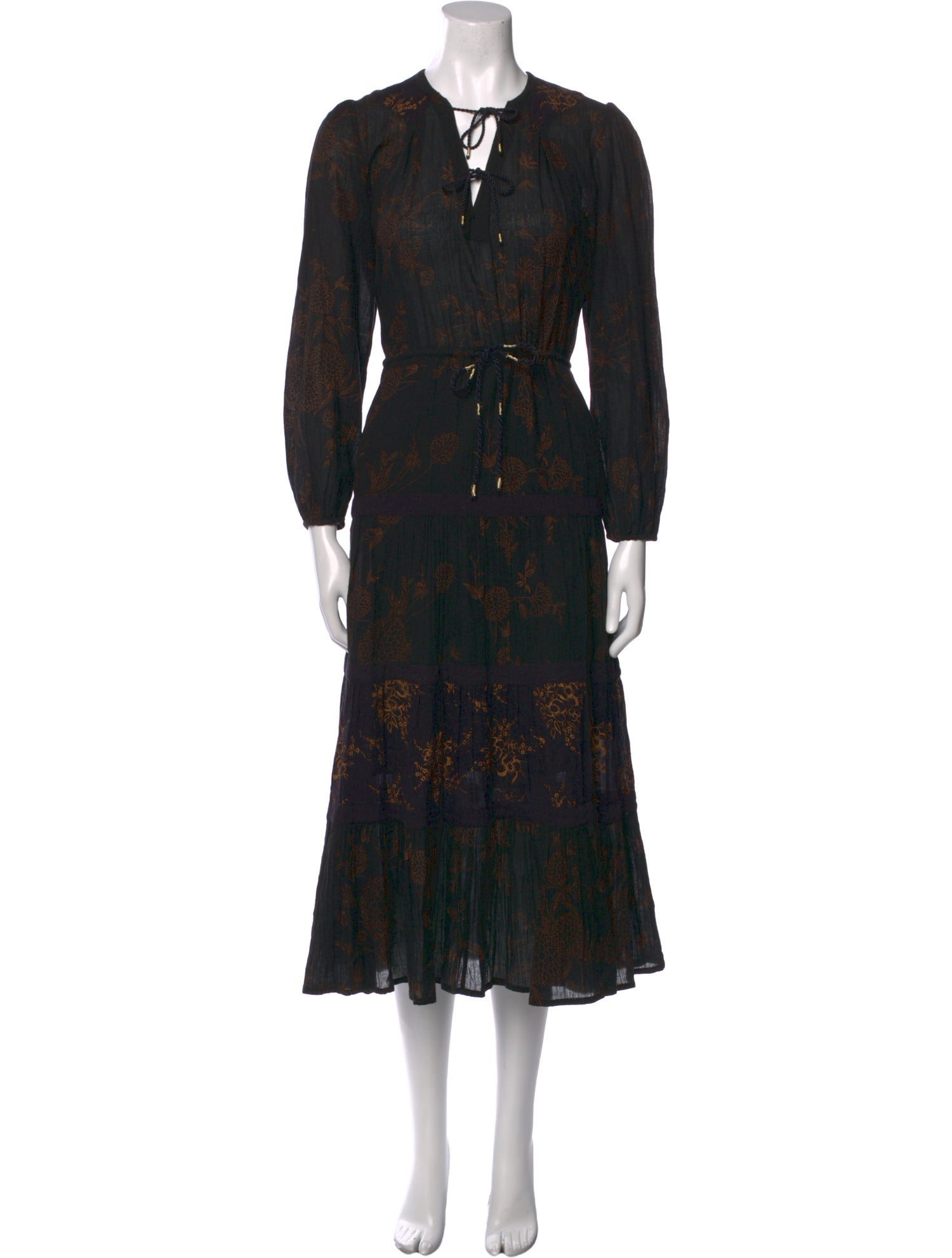 Ulla Johnson Floral Print Long Dress