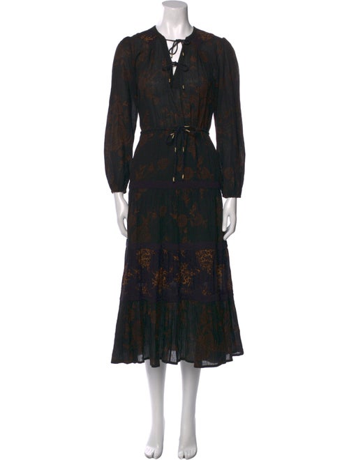 Ulla Johnson Floral Print Long Dress