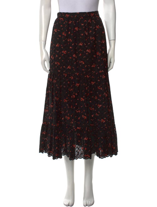Ulla Johnson Printed Midi Length Skirt