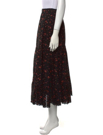 Ulla Johnson Printed Midi Length Skirt