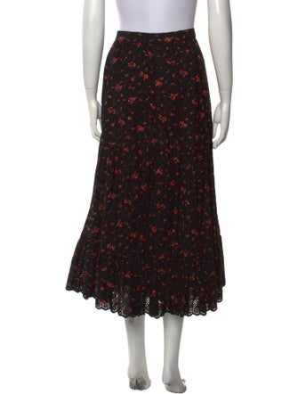 Ulla Johnson Printed Midi Length Skirt