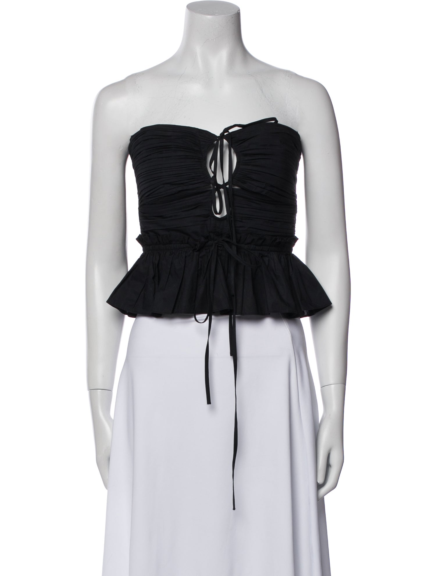 Ulla Johnson Strapless Crop Top