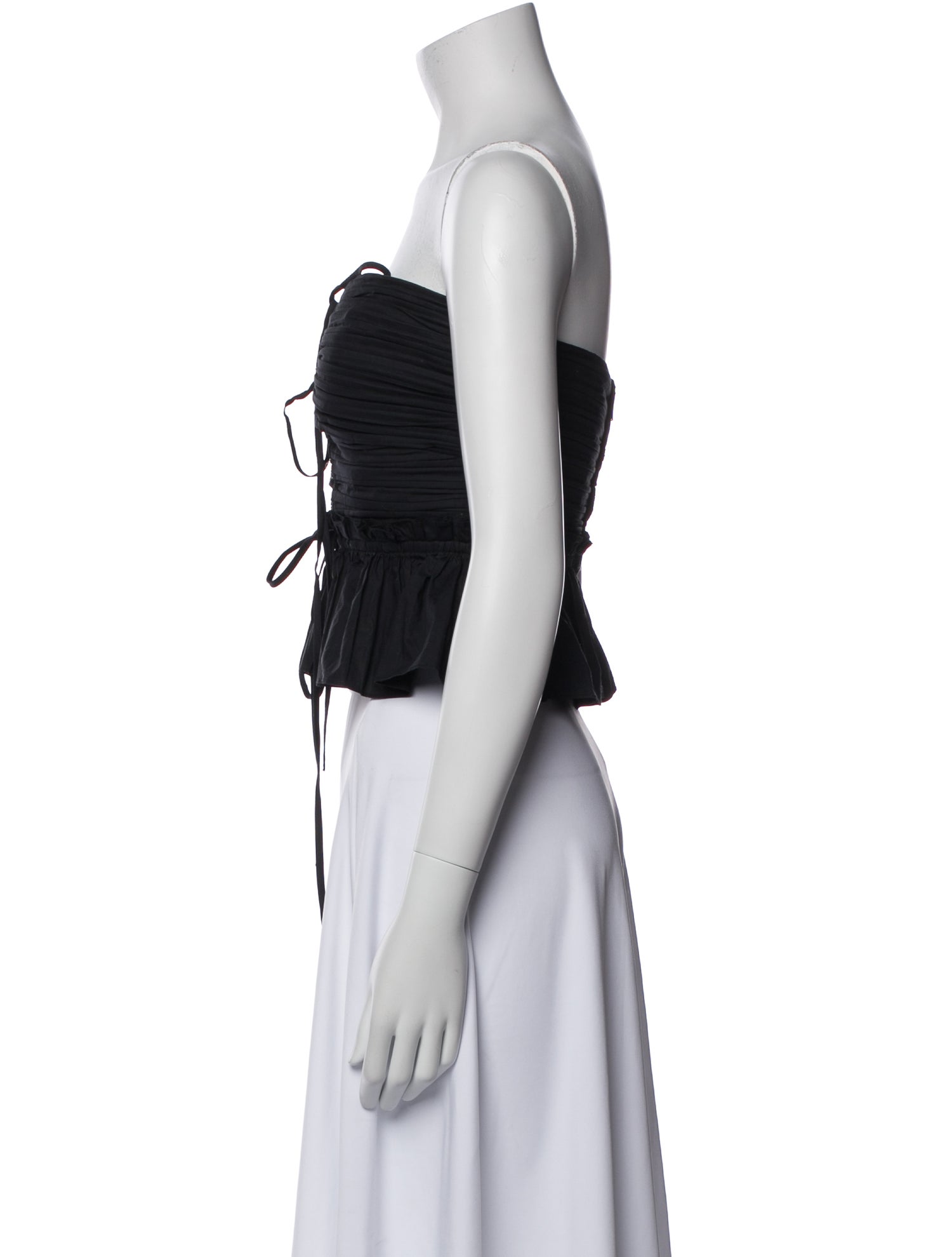 Ulla Johnson Strapless Crop Top