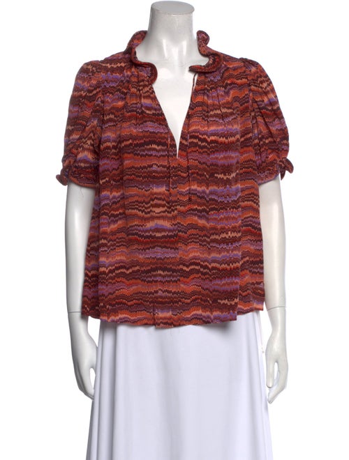 Ulla Johnson Silk Printed Blouse