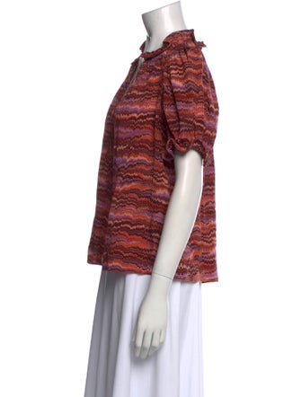 Ulla Johnson Silk Printed Blouse