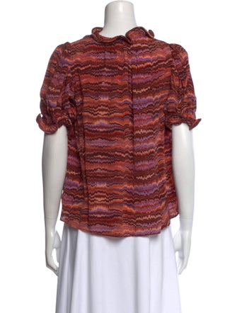 Ulla Johnson Silk Printed Blouse