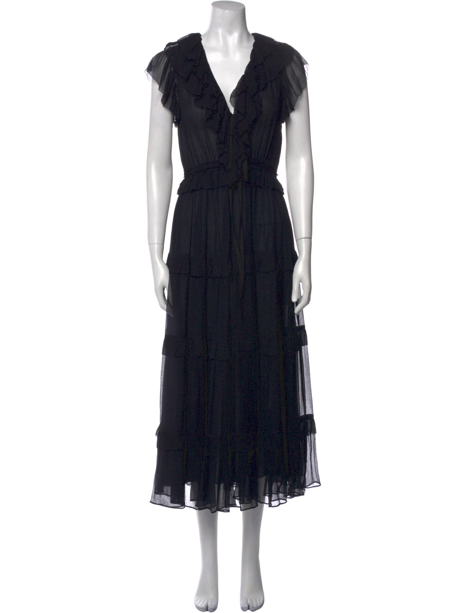 Ulla Johnson Silk Midi Length Dress