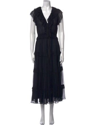 Ulla Johnson Silk Midi Length Dress