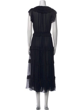 Ulla Johnson Silk Midi Length Dress