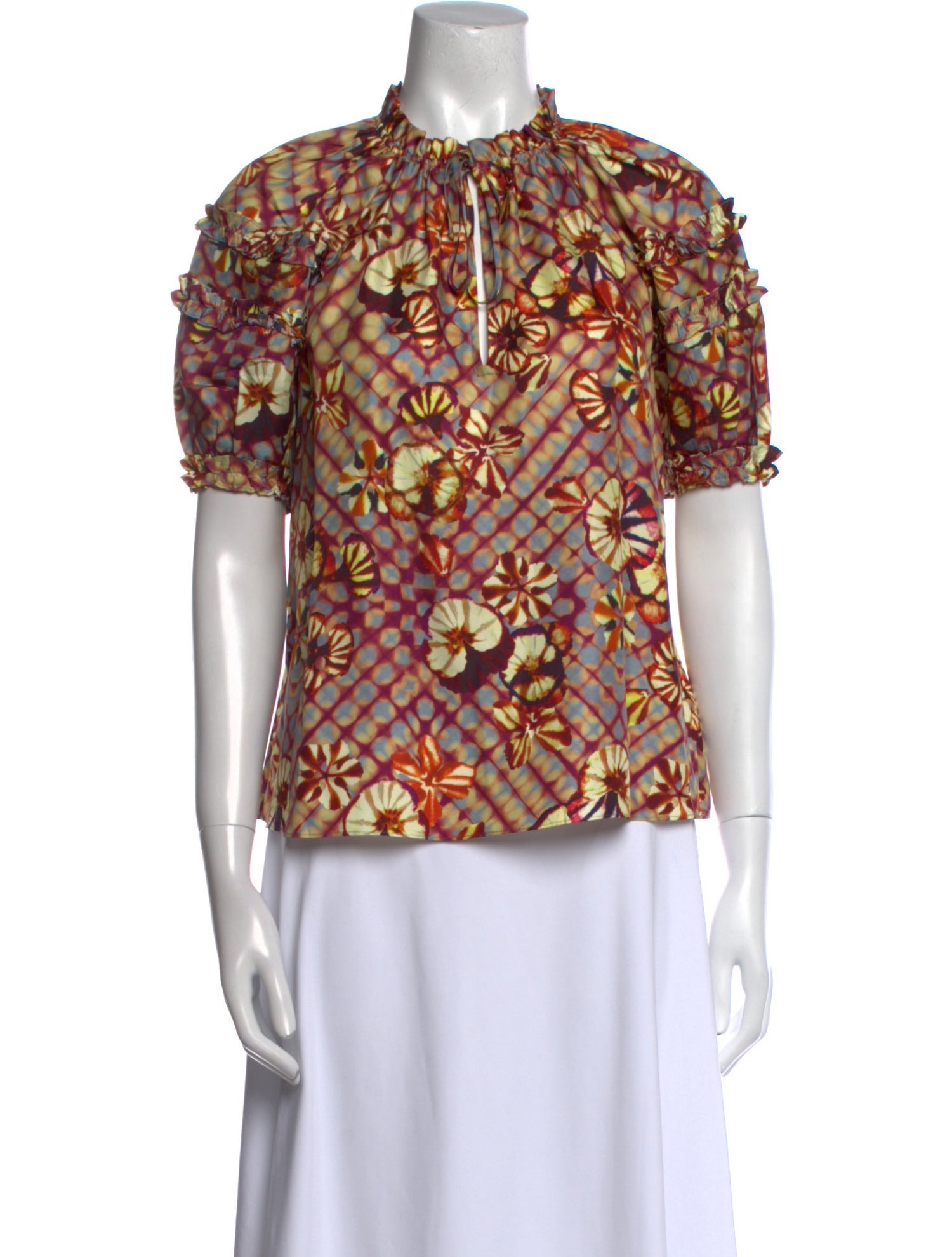 Ulla Johnson Silk Printed Blouse