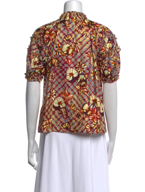 Ulla Johnson Silk Printed Blouse