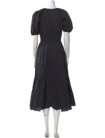 Ulla Johnson V-Neck Long Dress