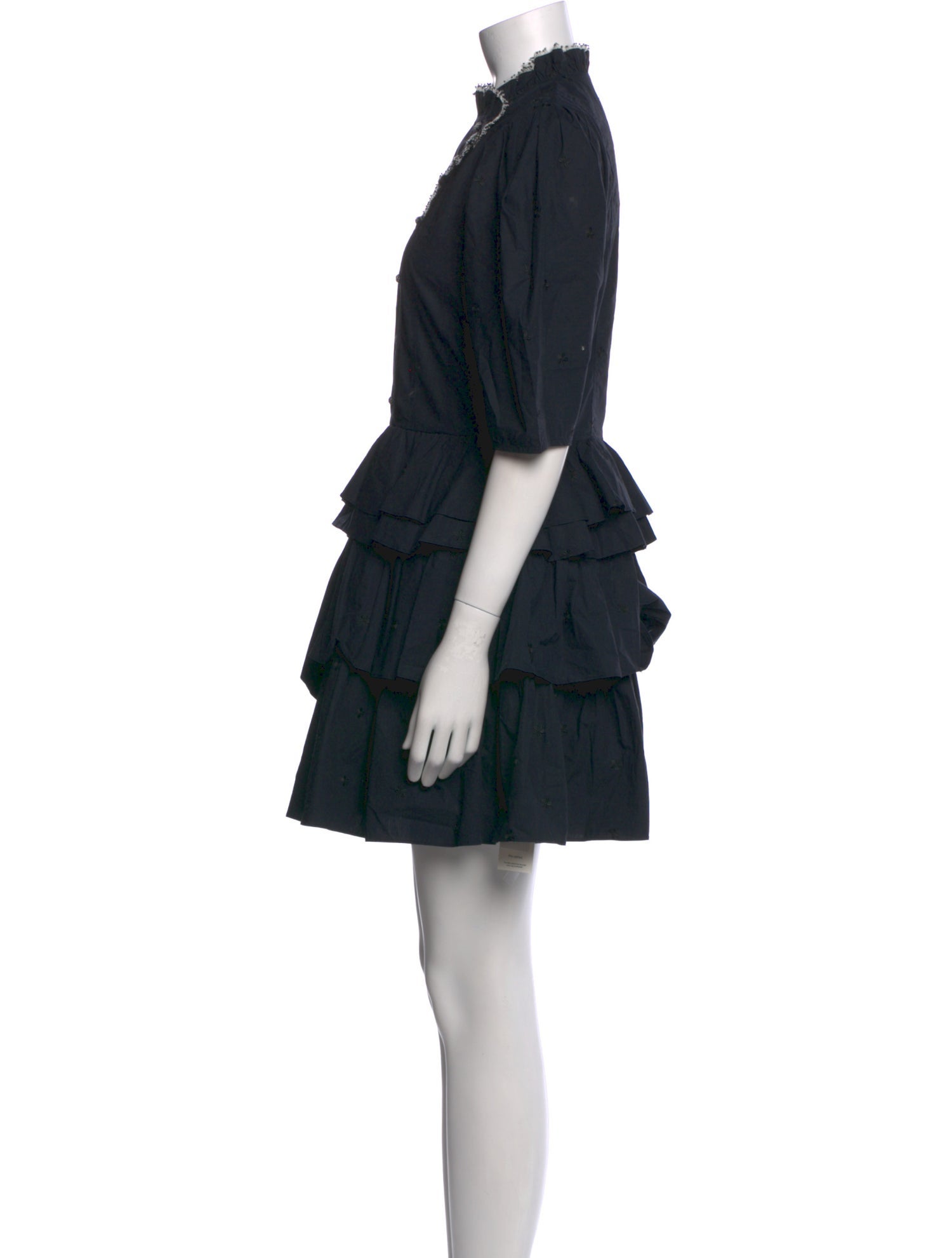 Ulla Johnson Mock Neck Mini Dress