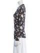 Ulla Johnson Floral Print Crew Neck Blouse