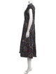 Ulla Johnson Floral Print Midi Length Dress