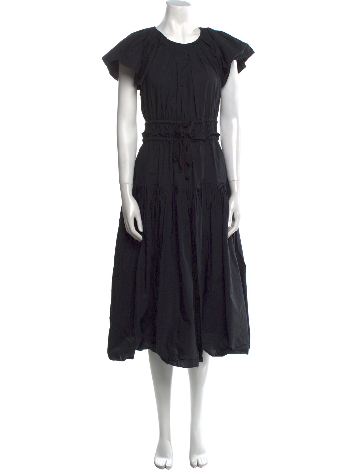 Ulla Johnson Crew Neck Midi Length Dress