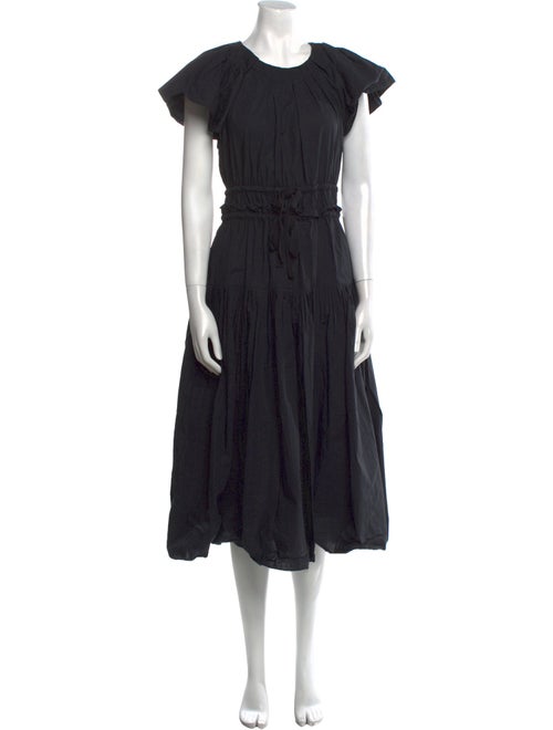 Ulla Johnson Crew Neck Midi Length Dress