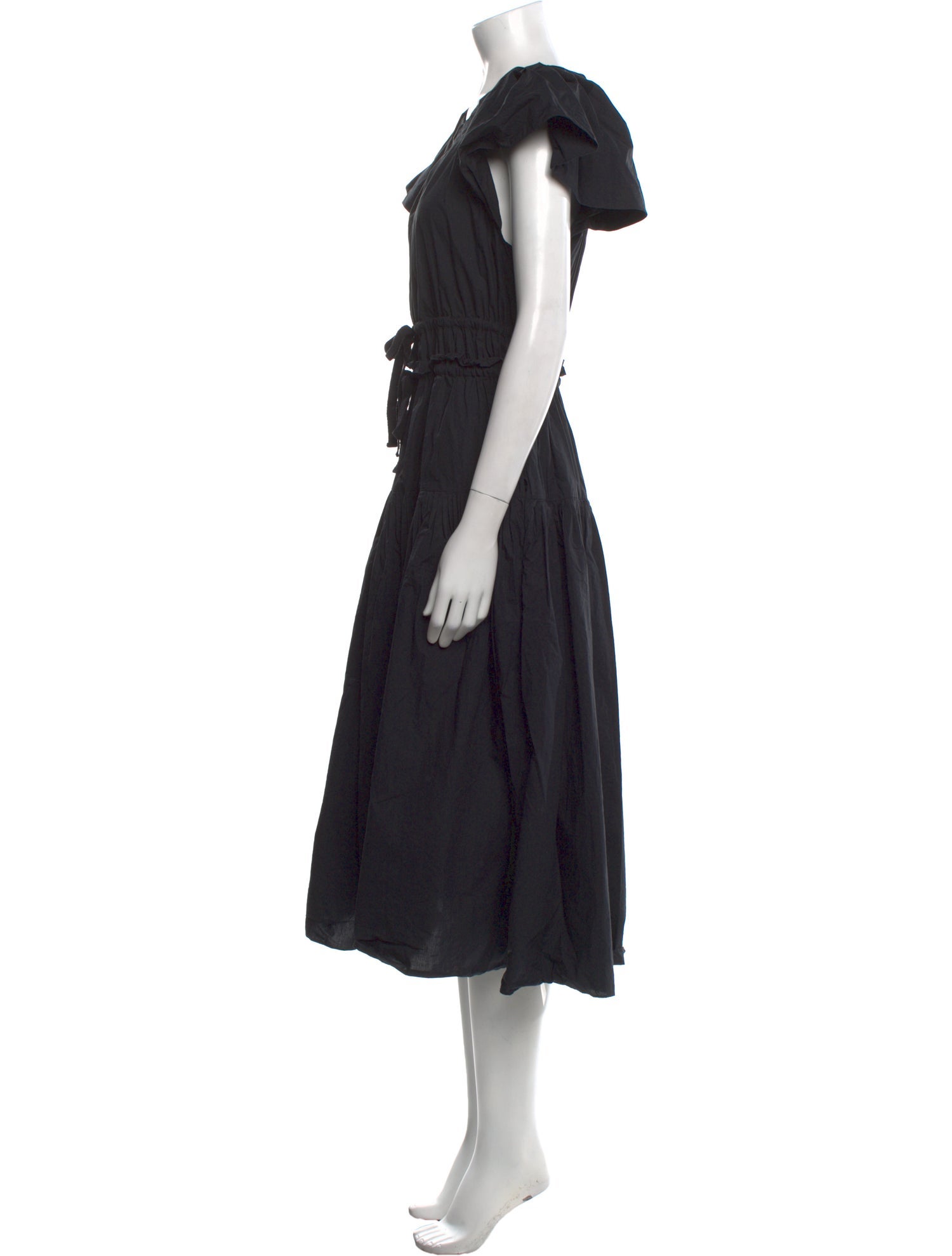 Ulla Johnson Crew Neck Midi Length Dress