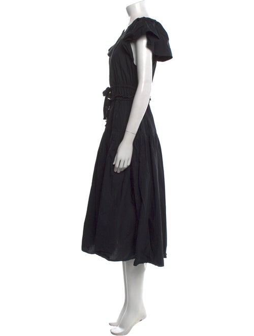 Ulla Johnson Crew Neck Midi Length Dress