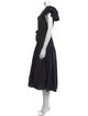 Ulla Johnson Crew Neck Midi Length Dress