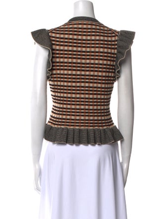 Ulla Johnson Striped Crew Neck Top