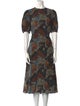 Ulla Johnson Silk Midi Length Dress