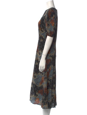 Ulla Johnson Silk Midi Length Dress