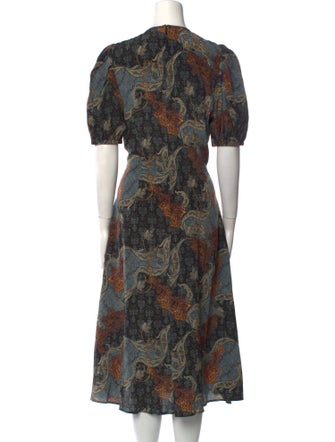 Ulla Johnson Silk Midi Length Dress