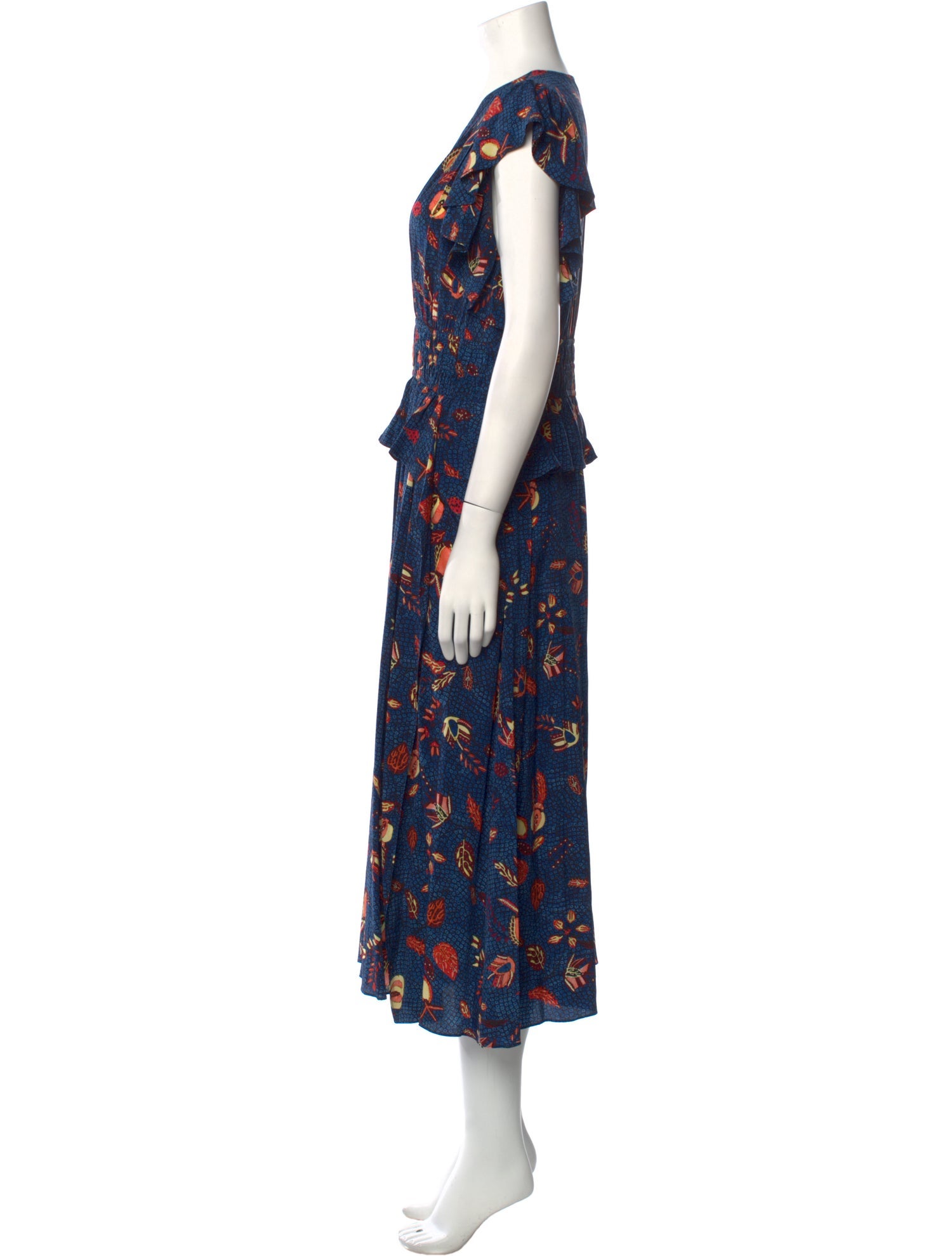 Ulla Johnson Silk Midi Length Dress